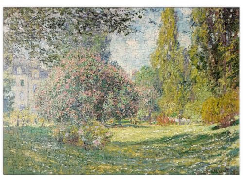 MyPuzzle Landscape: The Parc Monceau (1876) by Claude Monet - Premium 500 Teile Puzzle - MyPuzzle Sonderkollektion von Æpyornis