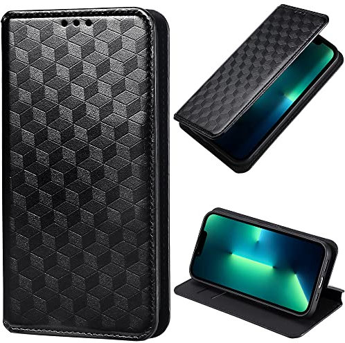 BELLA BEAR Coque de téléphone ASUS Zenfone 8 Flip, Étui Portefeuille en Cuir à Rabat magnétique, Étui de béquille, Étui de Protection Antichoc pour ASUS Zenfone 8 Flip-Noir