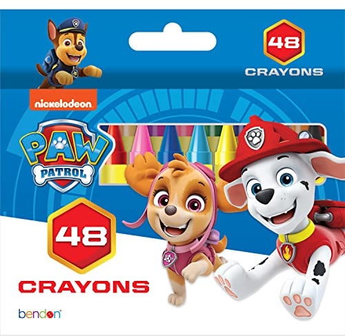 PAW Patrol - Pastelli a forma di pattuglia, confezione da 48