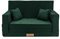 Flumi Personalisierte Kindercouch Kinder Sessel Sofa Schlafsofa jugendzimmer mit Gravur KINDERNAME Spielsofa für Kinderzimmer Schlafsessel Bettfunktion Kindermöbel 92x40x60 Mikrofaser (Flasche grün)