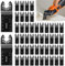 CJBIN 50 PCS Multi Tool Blade, Metal Wood Cutting 35MM Universal Oscillating Saw Blades, Quick Release Saw Blades, Multitool Accessories for Dewalt, Dremel, Rockwell, Worx