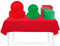 73PCS Christmas Red Green Party Tableware Decorations for Kids Xmas,Disposable Tableware Set Tablecloth Table Covers,7,9inch Paper Plates,Paper Napkins for Xmas Birthday Wedding Party Favor