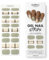 MOYOU LONDON Halbgehärtete UV Gel Strips - 20 Stück - Gel-Nagelfolien UV Härtend für Maniküre in Salonqualität - London Fog
