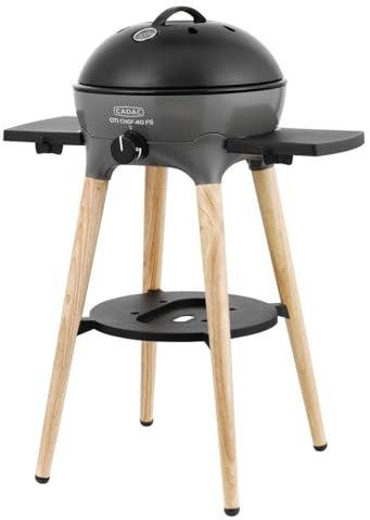 CADAC Citi Chef 40 30mBar - Grils en plastique - Acier - Bois - Gaz - Bois - Noir - Barbecue