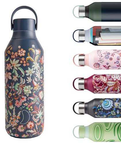 Chilly's Series 2 Gourde - Bouteilles isothermes en Acier INOX avec Double paroi, col Souple et poignée de Transport - Kobushi, 500ml
