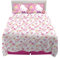 Franco Hello Kitty Bedding Bettwäsche-Set, superweiches Mikrofaser, Queen-Size-Bett, Hello Kitty (offizielles Lizenzprodukt)