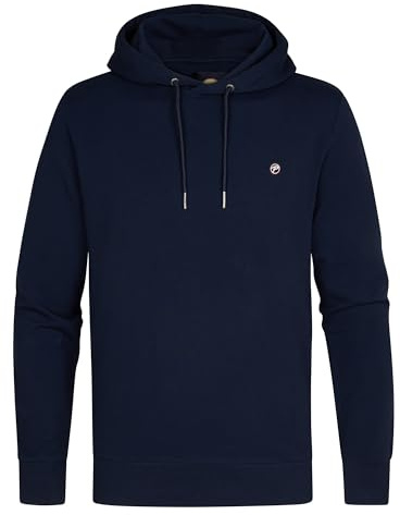 Petrol Industries Herren Kapuzenpullover - Sweatshirt Pullover Rundhals - Hoodie Mit Kapuze - Herrenbekleidung - Blau - XXL