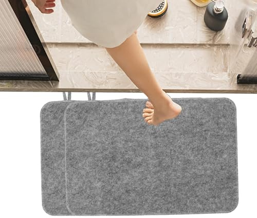 Dubbulon Sauna Floor Mat | 2X Soft Felt Steam Sauna Floor Mat,Heat Insulation Mat, Water Absorbent Pad Sauna Accessories for Steam Room, Home and Spa