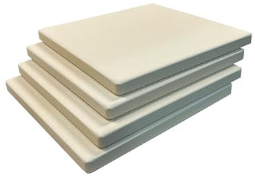 Old Stone Pizza Kitchen 4-Piece Cordierite Rectangle Pizza Stone Set