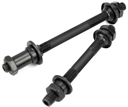 WAZUBC Radnabenachse, 108 mm und 145 mm, Vorderachse, MTB-Radachse, Hohlachse, 3/8-Zoll-Fahrrad, Hinterradnabe, Achse, Schaltmechanismus, 2 Stück
