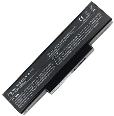 ZEM1 Batterie pour PC ASUS A32 K73 Series K73E K73J K73S K73SV K73TK K73E-ty303d K73E-ty303v K73E-ty324v K73JK K73S K73SD K73SM 10,8V 5200Mah