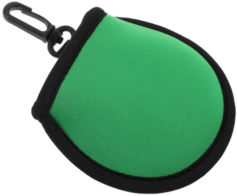 ARTSEWPLY Neoprene Golf Ball Protective Cover Portable Cleaning Pouch for Golf Balls Bag Convenient Outdoor Sports Equipment Organizer Hooks