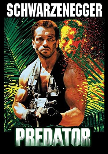 ZZXCHG Leinwand Druck Poster 50x70cm Post Predator film Poster Soggiorno Camera da letto Pittura Opera d'arte Senza Cornice
