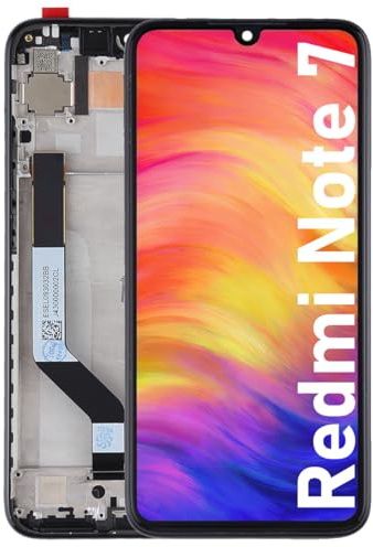 OnlyTech - Pantalla LCD completa con chasis montado de repuesto para Xiaomi Redmi Note 7 / Redmi Note 7 Pro