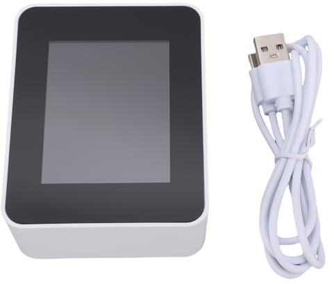 GOWENIC Umfassender Luftqualitätsmonitor 8 in 1 |Indoor CO2 HCHO TVOC PM2 5 PM10 Temperatur Luftfeuchtigkeit Schimmeldetektor Echtzeit-Farbbildschirm für Zuhause (#2)
