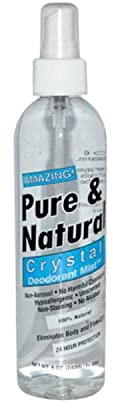 Thai Deodorant Stone, Pure & Natural, Crystal Deodorant Mist, Unscented, 8 oz (240 ml)