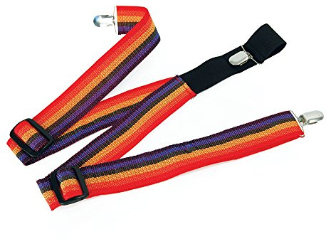 Bristol Novelty BA050 Clown Hosenträger, Unisex, Erwachsene, Regenbogen, Einheitsgröße