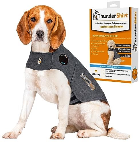Petlife Thundershirt Hundemantel, Größe M, grau