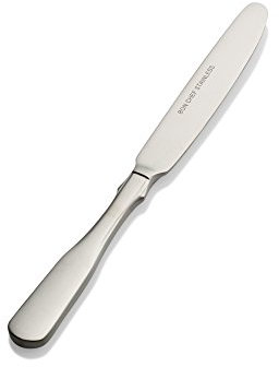Bon Chef S1917 Stainless Steel 18/8 Liberty Solid Handle European Butter Knife, 6-61/64 Length (Pack of 12)