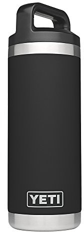 YETI Rambler Bouteille isotherme en acier inoxydable avec bouchon TripleHaul Noir 532 ml