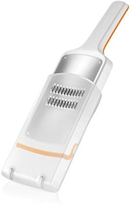 Tescoma 643733 Handy X-Sharp gattugia Julienne, Acciaio Inossidabile, Bianco/Arancione, 9.5 x 29.5 cm, 1 Pezzo