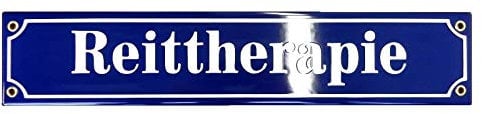 Straßenschild Hausnummer Emaille 8x40 cm schild mit Wunschtext Wunschname, Straßennamen, Hausschild, Individuell anpassbare Hausnummer, Vorbohrungen Wetterfest, Türschild, Wunschtext