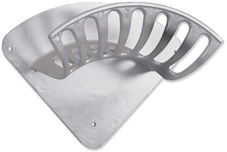 HydroSure XL Aluminium Hose Hanger with 100m Capacity | Wall Mounted Garden Storage Bracket, Rust Resistant Hose Support System for Outdoor Organisation