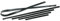 Unger Pro Abziehergummi Hard 92 cm Fensterwischergummi Glaswischergummi Glasabziehergummi Abziehergummi Ersatzgummi