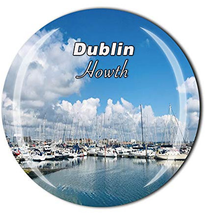 Howth Dublin Irland Kühlschrankmagnet Reise Souvenir Geschenk Heim Küche Dekoration Magnet Sticker Kristall Kühlschrank Magnet Kollektion