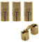 aufodara 4 pezzi Cerniera Invisibile in Ottone 12mm, Cilindrica Cerniera a Barile Angolo d'apertura 180 Gradi per DIY Fatto Mano Portagioie e Mobilia Porta di legno (Ø 12 mm)