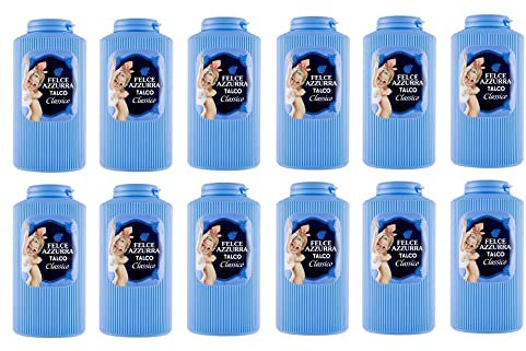 12x Paglieri Felce Azzurra Talco Classico Körperpuder Klassisch Talkum 500g