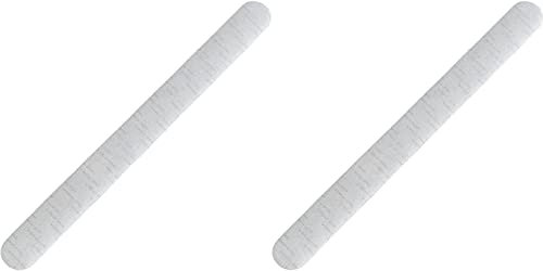 Protectores Pala de Padel Pro [Pack 2 Unidades Transparente Textura Rugosa | Autoadhesivo | Evita Golpes y Rayaduras, Tecnología de Absorción de Impactos Pro Elite | 36,2cm x 5,3cm x 0,6cm