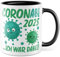 Abitur 2025 Tasse CoronABI Abitur Geschenk Jungs Mädchen lustig Abi Kaffeetasse für Abiturient Abiturientin zum Schul-Abschluss Deko Abiturgeschenk Kaffeebecher