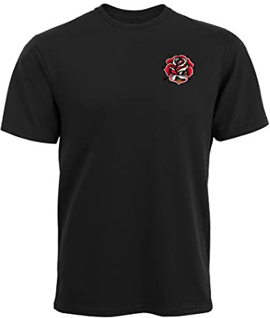Ziggy Tee Tattoo Rose T-Shirt, Black, X-Large