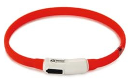 Beeztees Safety Gear Dogini - Hundehalsband - USB - Rot - 35x10 cm