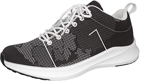 Black Ghana Map Infographic Personalisierte Sneakers Leichte Wanderschuhe Laufschuhe Athletic Casual Sneakers, Mehrfarbig, 41.5 EU
