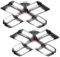 Sonnewelt Led Werkstatt Deckenleuchte, 2 PCS Garagenlampe 200W,Led Garagenbeleuchtung 20000LM 6500K,Werkstatt Beleuchtung mit 12 Verstellbaren Paneelen,E26 / E27 Werkstattbeleuchtung für Keller