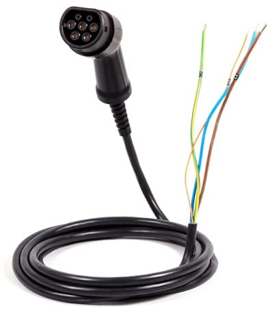 VIPER Domestic Type 2 EV Charging Cable - Tethered - 7m