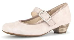 Gabor Damen Riemchen Pumps, Frauen Absatzschuhe,Komfortable Mehrweite (H),Abendschuhe,Court Shoes,stöckelschuhe,antikrosa/Puder,37 EU / 4 UK