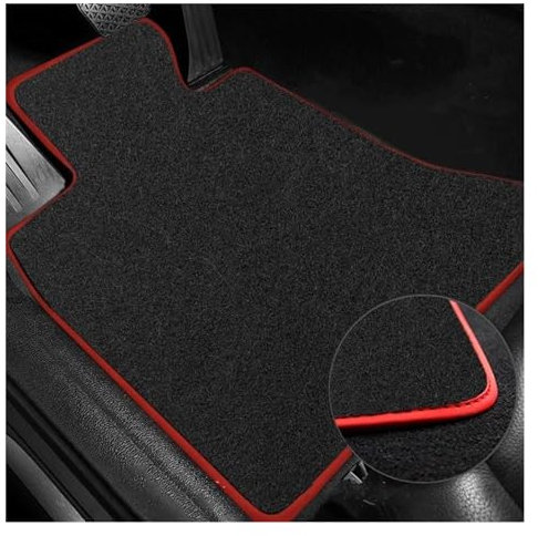 Automatten Gummimatten Auto Für Ford Für Fiesta 6 MK6 2009 2010 2011 2012 2013~2017 Auto Zubehör Auto Fußmatten Fußpolster Teppiche Abdeckung Teppiche Panel Fuß Pad (Size : RHD e Polyester)
