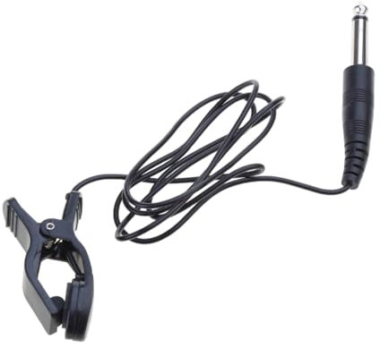 EAJORN Gitarren-Tonabnehmer mit Clip, tragbare Tonabnehmer, Kontaktmikrofone, Gesangstonabnehmer, Wandler für Stimmgerät, Musikinstrumente