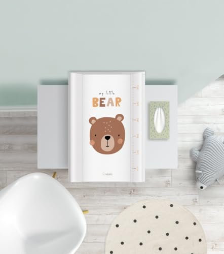 Baby Wickelauflage ohne Verstärkung Leo - 70X 47 cm - Wickelplatte für Babybett - Wickelaufsatz und Bettumrandung - Changing Mat Zubehör