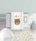 Baby Wickelauflage ohne Verstärkung Leo - 70X 47 cm - Wickelplatte für Babybett - Wickelaufsatz und Bettumrandung - Changing Mat Zubehör