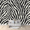 Papier Peint Intissé Imprimé Zèbre Noir Et Blanc 3D Mural Fond D'Écran Tapisserie Murales Panoramique 3D Mur De Fond Tv Papier Peint Chambre Enfant Adulte Poster Murales 200x140 cm
