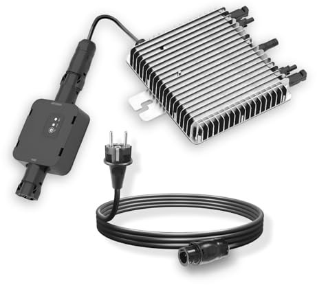 Deye Microwechselricher 800W SUN-M80G3-EU-Q0 mit Relais WLAN & APP, 5m Kabel