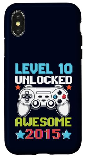 Fantastisch seit dem 10. Geburtstag von Level 10 Unlocked Gaming im Jahr 2015 Hülle für iPhone X/XS