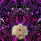 GOLOVENLD Divinations Tischdecke, geheimnisvoller Mond, Astrologie, Tarotkarten, Tischdecke, Altar, Stoff, Wahrsagungen, Brettspiel-Zubehör