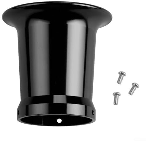 Filtro dell'aria per carburatore PErformance, coppa del vento da 50 mm per PWK e per moto PE VM, realizzato in lega di alluminio (nero)