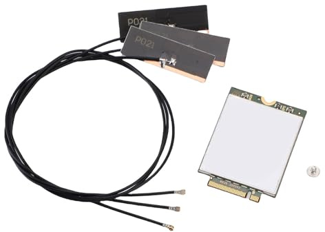 Jectse EM7430 Modulkarte für Latitude 7285 7290 7480 7490 E7470 Laptop - 4G LTE WWAN -Karte mit Netzwerkflexibilität und Steck und Play Installation [Arbeitsplatz verwendet]