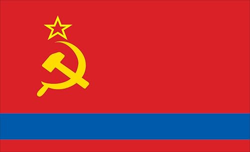 Kasachstan Flagge – Historische Nationalflagge Ultra-Schiffsflaggentuch / 90x60cm